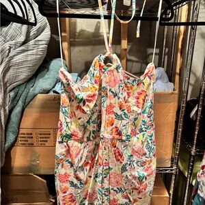 Old Navy Multicolor Floral Romper